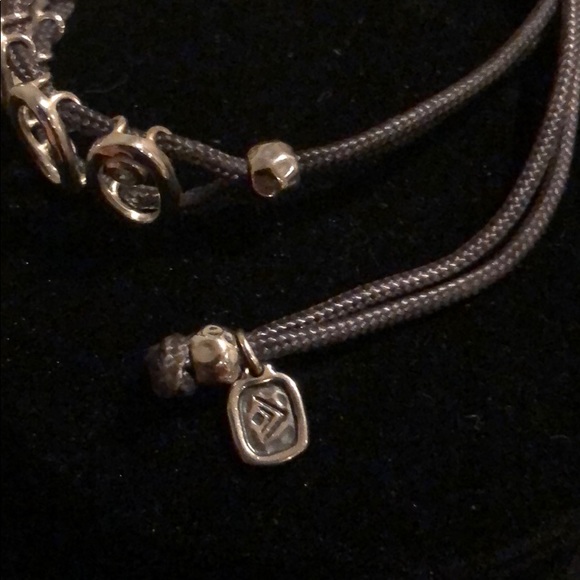 Unique Sterling Silver Cord Bracelet - Picture 4 of 5